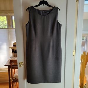 Kasper grey office career work suit dress size 16